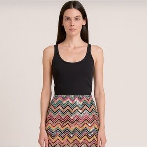 Sequin printed skirt colorful mini skirt Barbie preppy printed $68 holiday